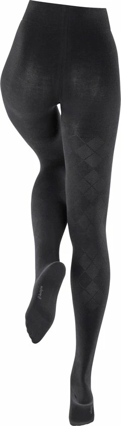 Burlington Fine Argle Maillot Dames 28000 3000 Black 40-42