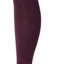 Bonnie Doon Biologisch Katoenen Maillot Dames Donker Rood Maat 40/42 L - Uitstekende Pasvorm - Gladde Naden - OEKO-TEX Gecertificeerd - Bio Cotton Tights - Duurzaam En Huidvriendelijk Bio Katoen - Donkerrood - Wijn Rood - Wine - BP051900.6