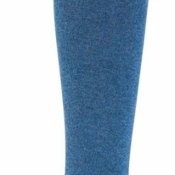 SOCKS4FUN 2 Paar Unisex Top Kwaliteit Katoenen Kousen – Naadloos – Zonder Elastiek – Jeansblauw – Maat 35/38