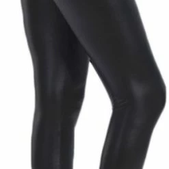 Merkloos Thermolegging - Legging Dames Volwassenen - Winter Warm - Leather Leggings - L/XL