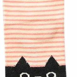 GrandSock Teensokken - Toesocks - Sokken Dames - Zalm - Roze - Print Kat - 36-40 - Gestreept
