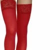 Annes Styling Annes Ondoorzichtige Hold Up Kousen Met Kanten Band Truss 60 Denier, Plus Size, Rood (rosso) Maat XL/XXL ( 5/6) 1 Annes Styling Annes Ondoorzichtige Hold Up Kousen Met Kanten Band Truss 60 Denier, Plus Size, Rood (rosso) Maat XL/XXL ( 5/6) -Beenmode Verkoop 336x840 1