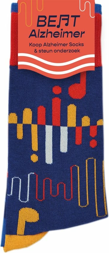 Alzheimer Socks - Bundel 2021 & 2020 (Maat 39-42) 4 Alzheimer Socks - Bundel 2021 & 2020 (Maat 39-42) - Afbeelding 2
