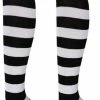 Merkloos Hoge Sokken Vrouwen - Kousen - Overknee Sokken - Thigh Highs Socks - Knee Socks -65cm-Zwart/Wit -Beenmode Verkoop 364x840 1