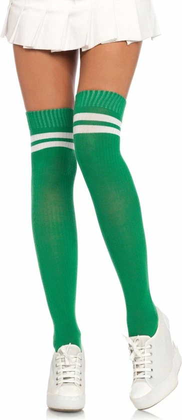 Leg Avenue Ribbed Athletic Thigh Highs 3 Leg Avenue Ribbed Athletic Thigh Highs