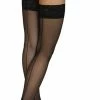 Annes Styling Annes Zwarte Dunne Plus Size Hold Up Kousen Met Naad Calze 20 Denier, Maat XXl/XXXL (7/8) 1 Annes Styling Annes Zwarte Dunne Plus Size Hold Up Kousen Met Naad Calze 20 Denier, Maat XXl/XXXL (7/8) -Beenmode Verkoop 401x840