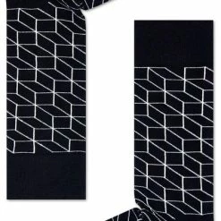 Happy Socks Sokken - Maat 41-46 - Unisex - Zwart/wit