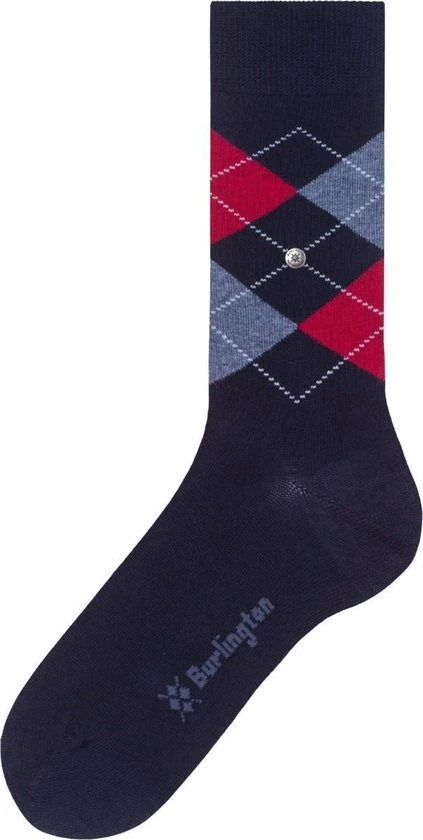 Burlington Everyday Damessokken (2-pack) - Katoen - Marine Blauw En Geruit - Maat: 36-41 5 Burlington Everyday Damessokken (2-pack) - Katoen - Marine Blauw En Geruit - Maat: 36-41 - Afbeelding 3