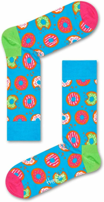 Happy Socks Donut Sokken, Lichtblauw, Maat 36-40 - Maat 36-40 3 Happy Socks Donut Sokken, Lichtblauw, Maat 36-40 - Maat 36-40