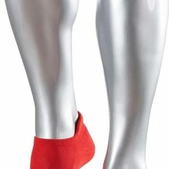 FALKE Cool Kick Sneaker Sneakersokken Versterkte Sneaker Sokken Heren Dames Zonder Motief Met Pluche Zool En Hielband Ademend Sneldrogend Rood Unisex Sokken - Maat 39-41 -Beenmode Verkoop 434x840 1