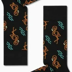 Happy Socks Flamingo - Sokken Dames - Zwart - Maat 36-40 -Beenmode Verkoop 434x840 4