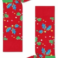 Happy Socks Christmas Cracker Holly Giftbox - 2-pack - Maat 36-40 -Beenmode Verkoop 437x840 4