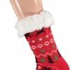 Apollo | Huissokken Kerst Dames | Multi Rood | One Size | Sokken Kerstmis | Kerstkousen Dames | Kerstcadeau Dames