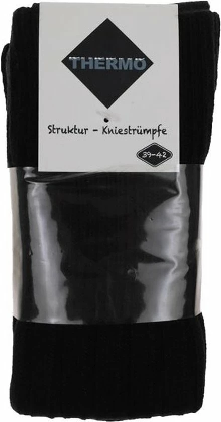 Merkloos Dames - Heren Thermo Kniekousen Zwart - 43/46 - 2 Paar 4 Merkloos Dames - Heren Thermo Kniekousen Zwart - 43/46 - 2 Paar - Afbeelding 2