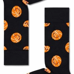 Happy Socks Balls Sock - Unisex Sokken - Zwart Met Ballen - Unisex - Maat: 41-46