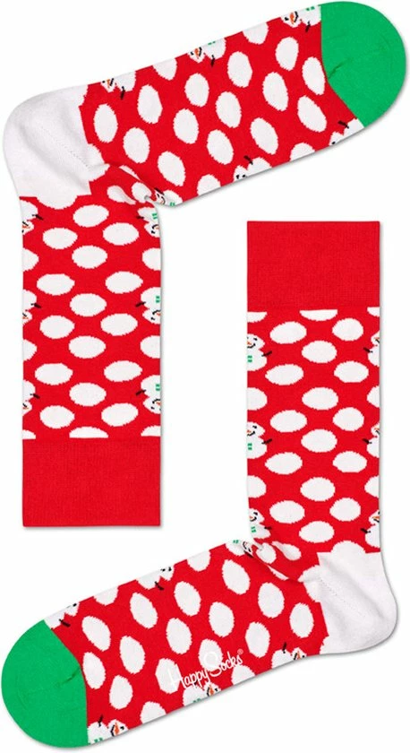 Happy Socks Big Dot Snowman Sock - Maat 41-46 3 Happy Socks Big Dot Snowman Sock - Maat 41-46