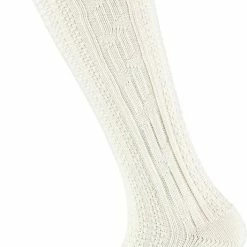 Tiroler Kniekousen | Offwhite | Maat 35/38 | Tiroler Kousen | Oktoberfest Dames | Oktoberfest Kleding Vrouw | Oktoberfest Sokken | Oktoberfest Kousen | Apollo