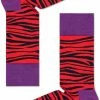 Happy Socks Zebra Rood, Maat 36-40 -Beenmode Verkoop 466x840 3