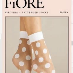 2 Pack Fiore Dunne Pantysokken Met Stippen Virginia 20DEN Zwart Met Patroon -Beenmode Verkoop 472x840 1