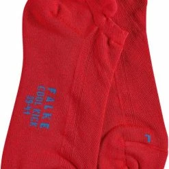 FALKE Cool Kick Sneaker Sneakersokken Versterkte Sneaker Sokken Heren Dames Zonder Motief Met Pluche Zool En Hielband Ademend Sneldrogend Rood Unisex Sokken - Maat 39-41 -Beenmode Verkoop 476x840