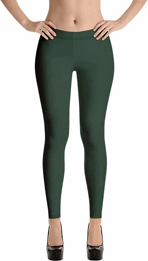 AWR Premium Kwaliteit Dames Thermo Legging - Groen - Maat XXL 3 AWR Premium Kwaliteit Dames Thermo Legging - Groen - Maat XXL