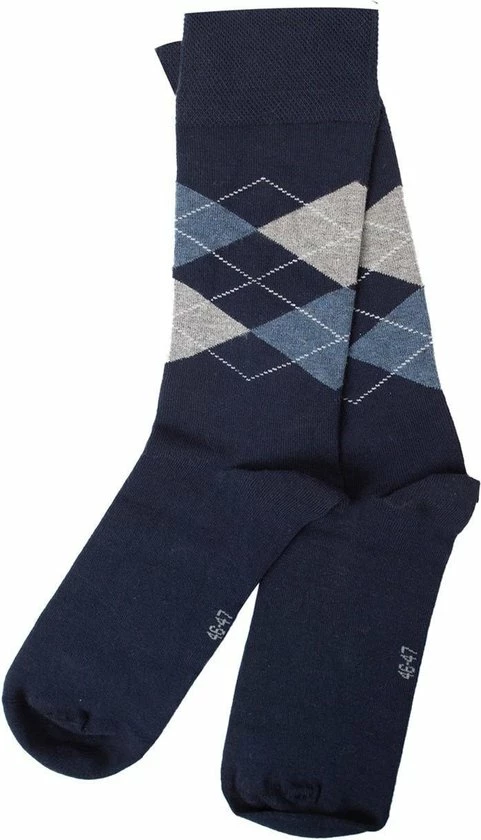 Bamboe Sokken | Geruite Sokken | Anti-zweet Sokken | Naadloze Sokken | Heren Sokken | Dames Sokken | 4 Paar - Marineblauw | Maat: 46-47 | Merk: Bamboosa 4 Bamboe Sokken | Geruite Sokken | Anti-zweet Sokken | Naadloze Sokken | Heren Sokken | Dames Sokken | 4 Paar - Marineblauw | Maat: 46-47 | Merk: Bamboosa - Afbeelding 2