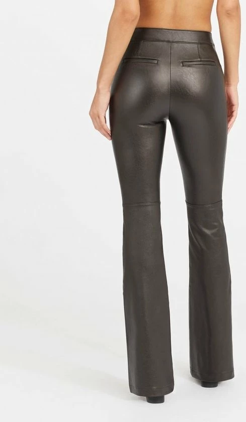Spanx Leather Like Flare Pant | Zwart 9 Spanx Leather Like Flare Pant | Zwart - Afbeelding 7