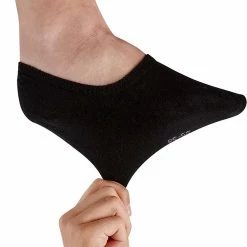 Merkloos Zwarte No Show Sneakersokken - Maat 35/38 - 8 Paar - Onzichtbare Sneakersokken - Naadloos - Anti-slip Hak - Dames -Beenmode Verkoop 494x840