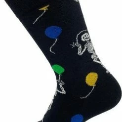 SQOTTON - Naadloze Sokken - Happy Skelet - Maat 36-40