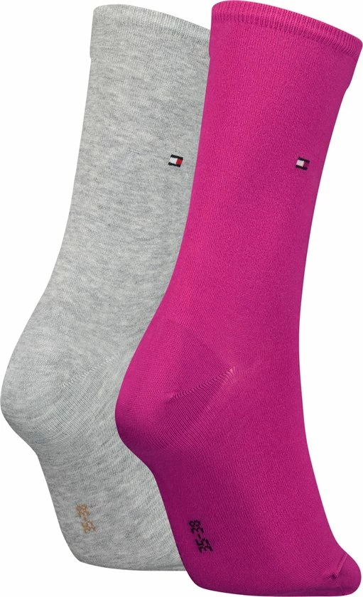 Tommy Hilfiger Casual Dames Sokken - 2-pack - Maat 39-42 4 Tommy Hilfiger Casual Dames Sokken - 2-pack - Maat 39-42 - Afbeelding 2