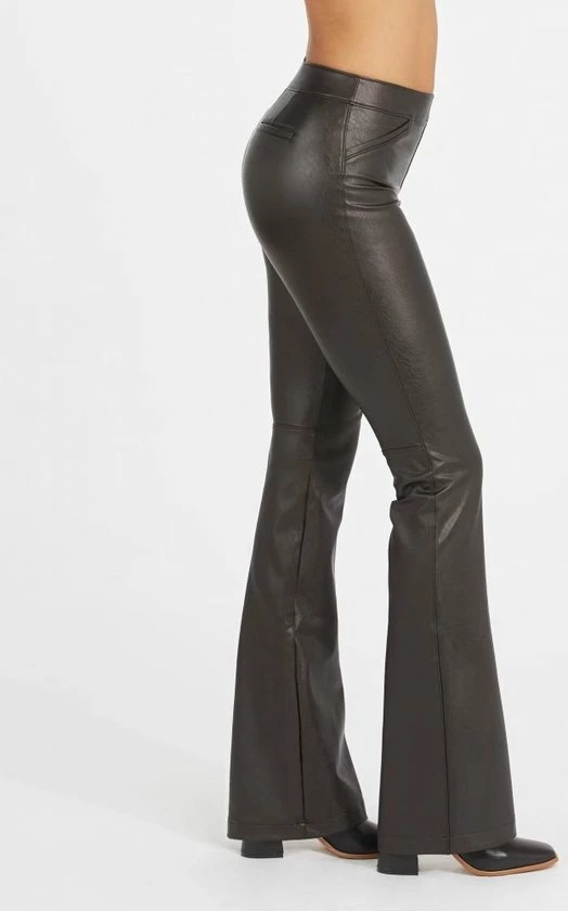 Spanx Leather Like Flare Pant | Zwart 8 Spanx Leather Like Flare Pant | Zwart - Afbeelding 6