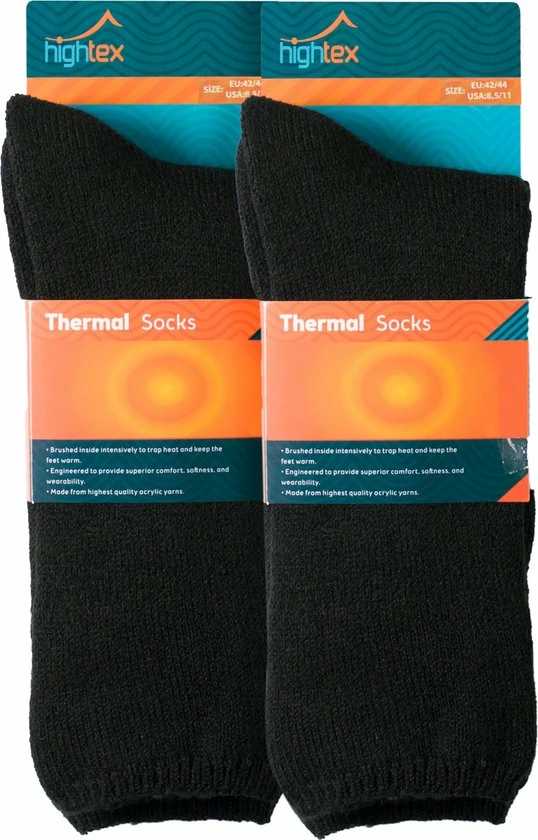 GoWith - Wollen Sokken - Noorse Sokken - 1 Paar - Warme Sokken - Huis Sokken - Winter Sokken - Heren Sokken - Dames Sokken - Kleur Zwart - Maat 39-41 7 GoWith - Wollen Sokken - Noorse Sokken - 1 Paar - Warme Sokken - Huis Sokken - Winter Sokken - Heren Sokken - Dames Sokken - Kleur Zwart - Maat 39-41 - Afbeelding 5