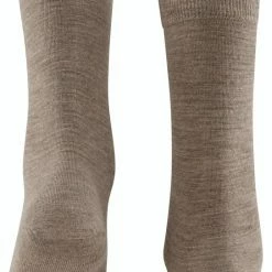 FALKE Softmerino Dik Halfhoog Comfortabel Zonder Motief Zacht Winter Warm Ondoorzichtig Merinowol Katoen Bruin Dames Sokken - Maat 35-36 -Beenmode Verkoop 543x840