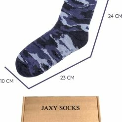JAXY - Huissokken Dames - Verwarmde Sokken - Anti Slip Sokken - Huissokken - Bedsokken - Warme Sokken - Kerstcadeau Voor Vrouwen - Thermosokken - Dikke Sokken - Fluffy Sokken - Kerstsokken Dames En Heren - Camouflage Blauw 13 JAXY - Huissokken Dames - Verwarmde Sokken - Anti Slip Sokken - Huissokken - Bedsokken - Warme Sokken - Kerstcadeau Voor Vrouwen - Thermosokken - Dikke Sokken - Fluffy Sokken - Kerstsokken Dames En Heren - Camouflage Blauw -Beenmode Verkoop 546x840 3
