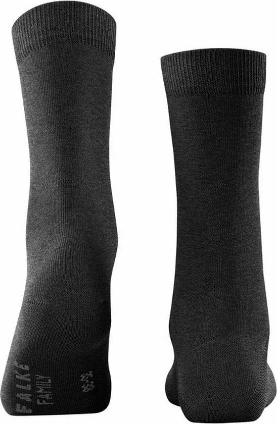 FALKE Family Grondstofvriendelijk Zacht Zonder Motief Duurzaam Ondoorzichtig Mid-rise Duurzaam Katoen Grijs Dames Sokken - Maat 35-38 4 FALKE Family Grondstofvriendelijk Zacht Zonder Motief Duurzaam Ondoorzichtig Mid-rise Duurzaam Katoen Grijs Dames Sokken - Maat 35-38 - Afbeelding 2