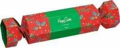 Happy Socks Christmas Cracker Holly Giftbox - 2-pack - Maat 36-40 -Beenmode Verkoop 550x223 2