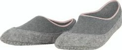FALKE Cosyshoe Pantoffels Comfortabel Warm Winter Antislip Ondoorzichtig Zacht Mid-rise Met Vilten Zool Zonder Motief Met Noppen Merinowol Grijs Dames Sokken - Maat 37-38