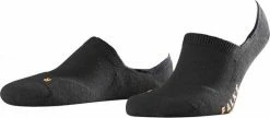 FALKE Cool Kick Invisible Voering Sokken Onzichtbaar Zonder Motief High Cut Met Pluche Zool Ademend Sneldrogend Zwart Unisex Kousenvoetje - Maat 39-41 -Beenmode Verkoop 550x240