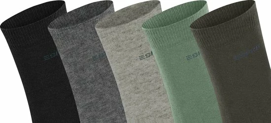 Esprit Solid-Mix 5 Pack Versterkte Zonder Met Patroon Ademend Dun Eenkleurig Duurzaam Biologisch Katoen Multipack Veelkleurig Dames Sokken - Maat 36-41 6 Esprit Solid-Mix 5 Pack Versterkte Zonder Met Patroon Ademend Dun Eenkleurig Duurzaam Biologisch Katoen Multipack Veelkleurig Dames Sokken - Maat 36-41 - Afbeelding 4