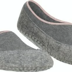 FALKE Cosyshoe Pantoffels Comfortabel Warm Winter Antislip Ondoorzichtig Zacht Mid-rise Met Vilten Zool Zonder Motief Met Noppen Merinowol Grijs Dames Sokken - Maat 37-38 -Beenmode Verkoop 550x254 2