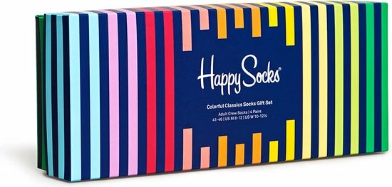Happy Socks Colorful Classics Giftbox 4P Multi - 41-46 8 Happy Socks Colorful Classics Giftbox 4P Multi - 41-46 - Afbeelding 6