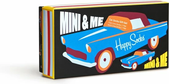 Happy Socks XKMNM02-9300 2-Pack Mini & Me Car Socks Gift Set - Maat 36-40/2-3Y 5 Happy Socks XKMNM02-9300 2-Pack Mini & Me Car Socks Gift Set - Maat 36-40/2-3Y - Afbeelding 3