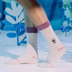 Healthy Seas Socks WWF X HSS Dames Sok Jumper -Beenmode Verkoop 550x275