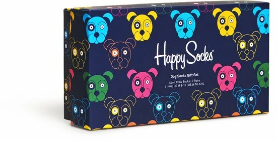 Happy Socks XDOG08-0150 3-Pack Mixed Dog Socks Gift Set - Maat 41-46 4 Happy Socks XDOG08-0150 3-Pack Mixed Dog Socks Gift Set - Maat 41-46 - Afbeelding 2