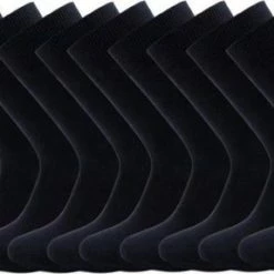 Merkloos Socke/Sok/"Medische Sokken"/Kleur Zwart/Maat 39-42/Zonder Naad Op De Tenen/3 Paar