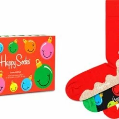 Happy Socks XTFH08-4300 3-Pack Time For Holiday Gift Set - Maat 41-46