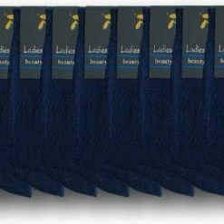 Bonanza 10 Paar Damessokken - 100% Katoen - Naadloos - Donkerblauw - Maat 39-42 -Beenmode Verkoop 550x298