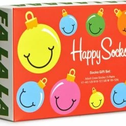 Happy Socks XTFH08-4300 3-Pack Time For Holiday Gift Set - Maat 41-46 -Beenmode Verkoop 550x307