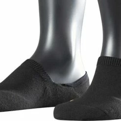 FALKE Cool Kick Invisible Voering Sokken Onzichtbaar Zonder Motief High Cut Met Pluche Zool Ademend Sneldrogend Zwart Unisex Kousenvoetje - Maat 39-41 -Beenmode Verkoop 550x322