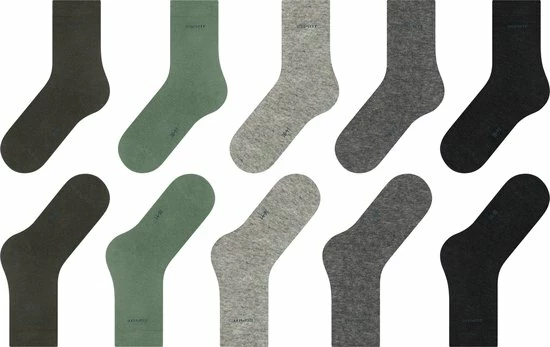 Esprit Solid-Mix 5 Pack Versterkte Zonder Met Patroon Ademend Dun Eenkleurig Duurzaam Biologisch Katoen Multipack Veelkleurig Dames Sokken - Maat 36-41 7 Esprit Solid-Mix 5 Pack Versterkte Zonder Met Patroon Ademend Dun Eenkleurig Duurzaam Biologisch Katoen Multipack Veelkleurig Dames Sokken - Maat 36-41 - Afbeelding 5